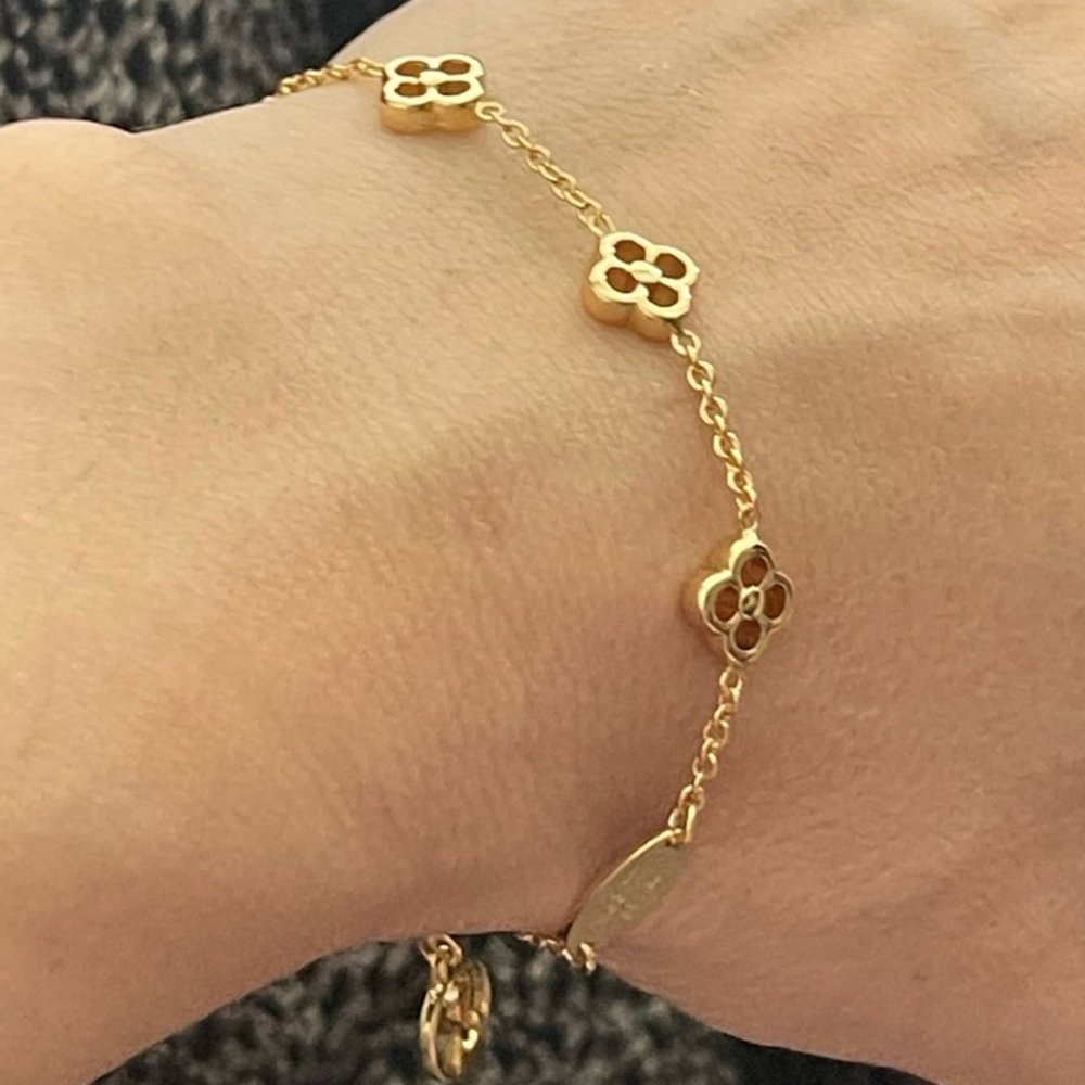 Authentic Louis Vuitton Flower Bracelet